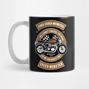 Power Cruiser Motorcycle, Vintage Retro Classic Mug